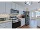 Well-equipped kitchen featuring stainless steel appliances at 125 Ariel Dr, Mooresville, NC 28117