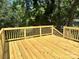 Deck with access to backyard and stairs at 2600 Alleghany St, Charlotte, NC 28208