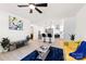 Open floor plan with living area and kitchen at 2600 Alleghany St, Charlotte, NC 28208