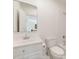 Clean bathroom featuring a vanity with sink, toilet, and tub/shower combo at 4301 Fairview Oaks Dr, Charlotte, NC 28211