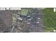 Aerial view showing property lines and dimensions at 12608 Rocky River Church Rd, Charlotte, NC 28215