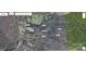 Aerial view shows lot size and location at 12608 Rocky River Church Rd, Charlotte, NC 28215