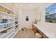 Well-organized pantry with ample shelving and counter space at 4839 Fairheath Rd, Charlotte, NC 28210