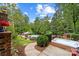 Relaxing hot tub nestled in a secluded backyard setting at 4364 Hager Mountain Ln, Iron Station, NC 28080