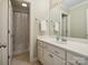Clean bathroom with vanity and shower at 418 Sebring Ct, Belmont, NC 28012