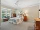 Bedroom with a double bed and window seat at 418 Sebring Ct, Belmont, NC 28012