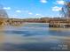 Calm lakefront with two covered boat docks at 418 Sebring Ct, Belmont, NC 28012