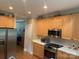 Well-equipped kitchen with modern appliances and ample cabinet space at 19307 Beaufain St, Cornelius, NC 28031