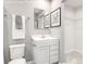 Bathroom with toilet, vanity, and closet at 5235 Stevedore Way, Charlotte, NC 28269