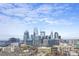 Stunning aerial view of the Charlotte, NC skyline at 5235 Stevedore Way, Charlotte, NC 28269