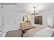 Spacious bedroom with a king-size bed and ample closet space at 8104 Haidas Ave # 036, Charlotte, NC 28214