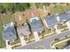 Aerial view of neighborhood homes with pools and yards at 1180 Weir Ct, Fort Mill, SC 29708