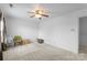 Bedroom with neutral carpet, ceiling fan, and ample natural light at 4242 Quinn Dr, Charlotte, NC 28269