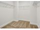 Spacious walk-in closet with ample shelving and storage, ideal for organizing clothes and accessories at 2008 Embassy Ct # 45, Charlotte, NC 28213