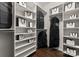 Walk-in closet with custom shelving and organization system offers ample storage at 6034 Jepson Ct, Charlotte, NC 28214