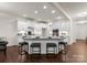 Spacious kitchen featuring a large island, modern appliances, and ample counter space at 6034 Jepson Ct, Charlotte, NC 28214