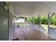 Relaxing back porch overlooking backyard at 4972 Mayble St, Catawba, NC 28609