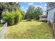 Spacious backyard with lush grass and a bamboo fence at 4972 Mayble St, Catawba, NC 28609