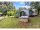 Large backyard with shed and concrete patio at 4972 Mayble St, Catawba, NC 28609