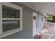 Inviting front porch with white railing and door at 4972 Mayble St, Catawba, NC 28609