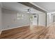 Living room with hardwood floors and exposed beam at 4972 Mayble St, Catawba, NC 28609