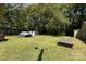 Backyard with storage shed and covered car at 1762 Old Carter St, Lancaster, SC 29720