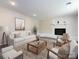 Spacious living room featuring a fireplace and stylish furniture at 1762 Old Carter St, Lancaster, SC 29720