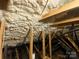 Energy-efficient attic featuring spray foam insulation, enhancing thermal performance and reducing energy costs at 3524 Tully Ave, Kannapolis, NC 28081