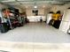 Spacious garage with a bright, modern epoxy floor providing a durable and aesthetically pleasing surface at 3524 Tully Ave, Kannapolis, NC 28081