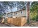 Townhome back with wooden fence at 3178 Heathstead Pl, Charlotte, NC 28210