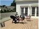 Relaxing deck with seating area and access to the house at 3178 Heathstead Pl, Charlotte, NC 28210