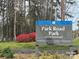 Park Road Park entrance sign, Mecklenburg County at 3178 Heathstead Pl, Charlotte, NC 28210