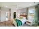 Serene bedroom featuring a green throw, and a view at 3245 Mcharney Dr # 28, Harrisburg, NC 28075