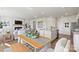 Kitchen with white cabinets, island, and stainless steel appliances at 335 Bezelle Ave, York, SC 29745