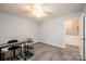 Versatile bedroom with a desk and access to a hallway at 2594 Knoll Ridge Ct, Hickory, NC 28602