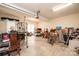Large garage with ample space for storage and projects at 2594 Knoll Ridge Ct, Hickory, NC 28602