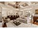 Bright and spacious living room with an open floor plan and view into the kitchen at 423 Oakmont Ln, Waxhaw, NC 28173