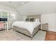 Spacious bedroom with a king-size bed, and a work station at 1218 Wareham Ct, Charlotte, NC 28207