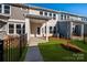 Small fenced backyard with patio and grassy area at 10509 Boudreaux St, Huntersville, NC 28078