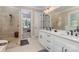 Elegant bathroom with double vanity and large shower at 859 Irish Creek Dr, Landis, NC 28088