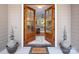 Open double doors reveal the interior at 859 Irish Creek Dr, Landis, NC 28088