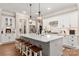 Gourmet kitchen featuring a large island and stainless steel appliances at 859 Irish Creek Dr, Landis, NC 28088