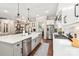 Modern kitchen with stainless steel appliances and large island at 859 Irish Creek Dr, Landis, NC 28088