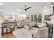 Open living space with kitchen and large windows at 859 Irish Creek Dr, Landis, NC 28088