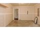 Spacious garage featuring a visible door leading to the home's interior at 1327 Phil Oneil Dr, Charlotte, NC 28215