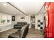 Comfortable living room featuring modern décor, neutral paint, and hardwood floors at 60 Hunter Bridge Rd, Stony Point, NC 28678