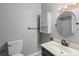 Bathroom with toilet, sink, and vanity at 140 Lake Concord Ne Rd # D9, Concord, NC 28025