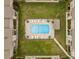 Overhead view of refreshing community swimming pool at 140 Lake Concord Ne Rd # D9, Concord, NC 28025