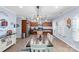 Modern kitchen with wooden cabinets and granite island at 7223 Meyer Rd, Fort Mill, SC 29715