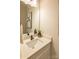 Small bathroom with a single sink and modern vanity at 2630 Rose St, Charlotte, NC 28208